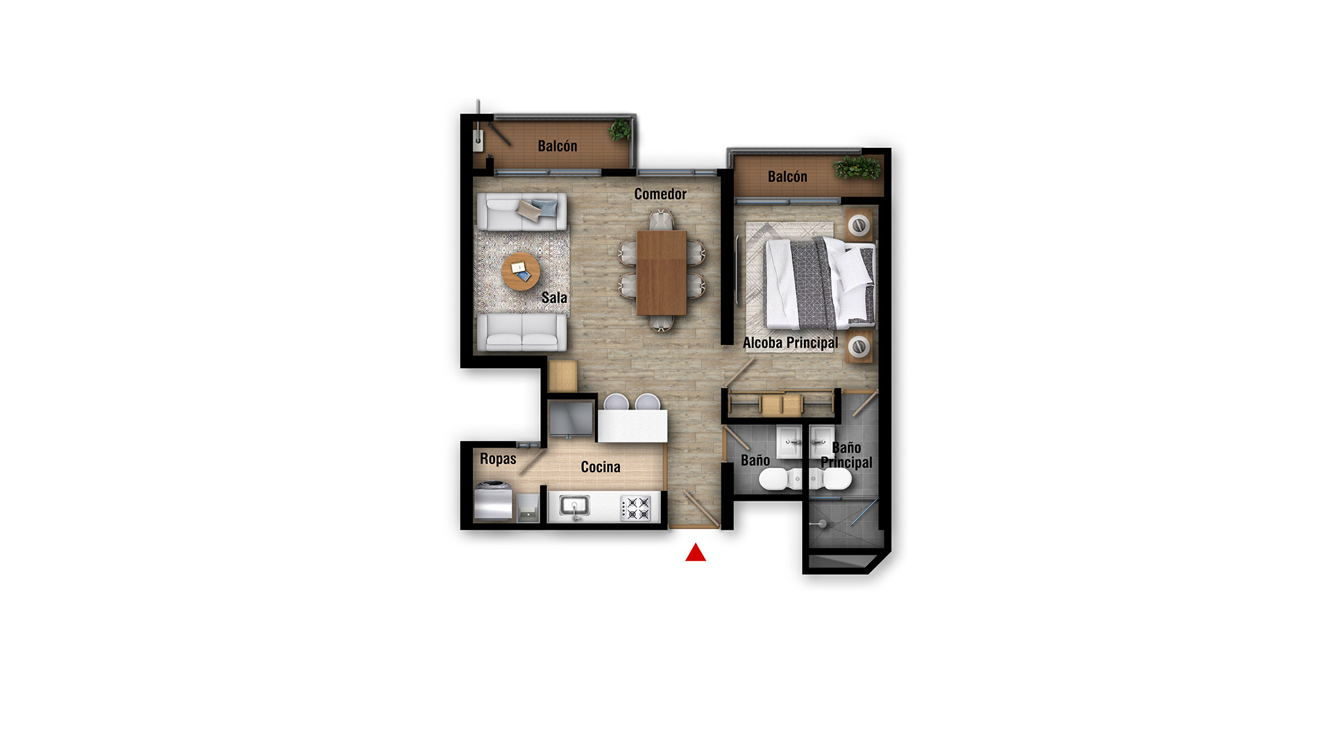 planos apartamento 47 m2 verdemonte